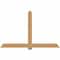 Ekena Millwork Eugene Smooth Timber Gable Bracket, Western Red Cedar, 84"W x 53"H x 5 1/2"D x 5 1/2"F, 15/12 Pitch GBW084X53X0606EUG00SWR - alternate 1